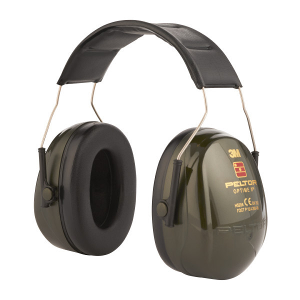 3M PELTOR Optime II Earmuffs, 31 dB, groen, hoofdband, H520A-407-GQ